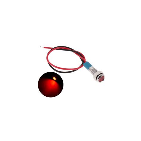 Lampara Piloto Led Mm Color Rojo V Aelectronics