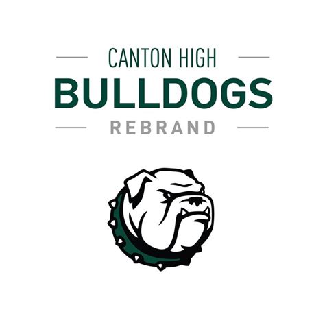 Canton Bulldogs Rebrand on Behance | Rebranding, Bulldog, Animal logo