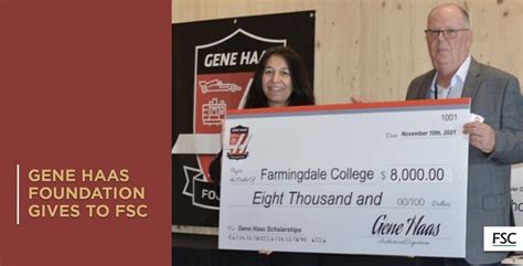 Gene Haas Foundation - SUNY College at Farmingdale Foundation