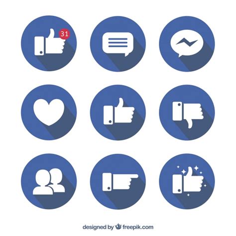 Facebook Icon Vector Flat #401064 - Free Icons Library