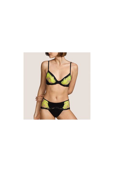 Black Brief Andres Sarda Sales Black Lace Lingerie Unas Lace Brief