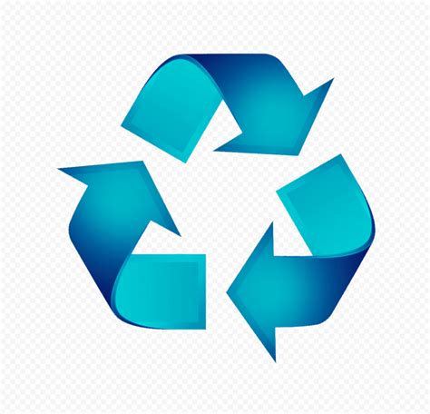 Recycle Recycling Blue Illustration Logo Icon Hd Png Citypng