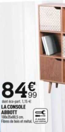 Promo La Console Abbott Chez Centrakor ICatalogue Fr