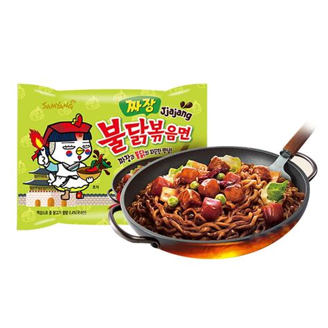 10 Packs Samyang Jjajang Buldak 140g Spicy Black Bean X Roasted