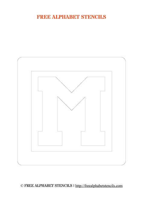 Free Letter M Outline Download Free Letter M Outline Png Images Free