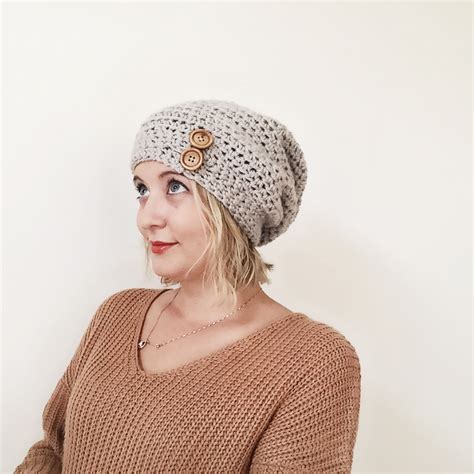 21 Slouchy Beanie Crochet Patterns For Beginners Intermediates And