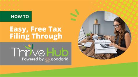 Easy Free Online Tax Filing Through Thrive Hub Sc Thrive