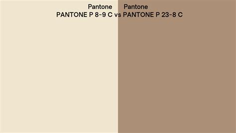 Pantone P 8 9 C Vs Pantone P 23 8 C Side By Side Comparison