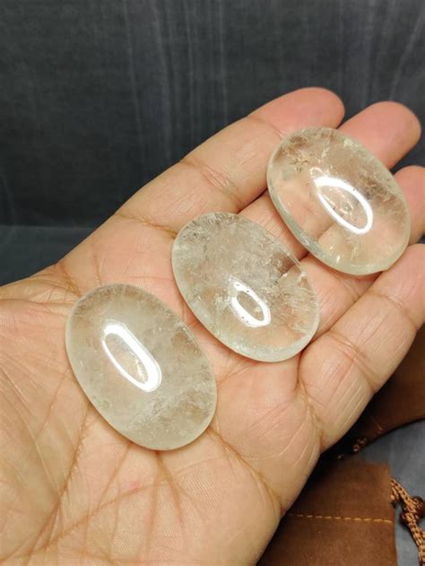 Crystal Palm Stone Natural Stone Gemstone 30x45x15mm With Free Etsy