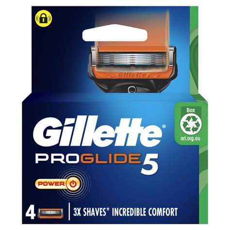 Buy Gillette Fusion Proglide Power Razor Blades 4 Pack Online At