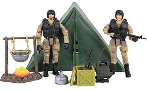 Click N Play Military Life Camping Set Piece Play Set With