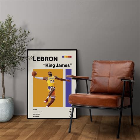 Lebron James Poster Digital Printart Painting Wall Art - Etsy