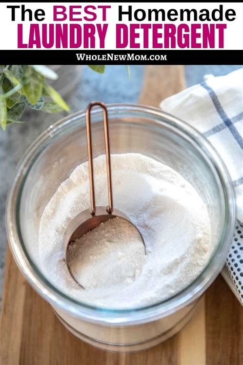 The BEST Non-toxic Homemade Laundry Detergent | Whole New Mom