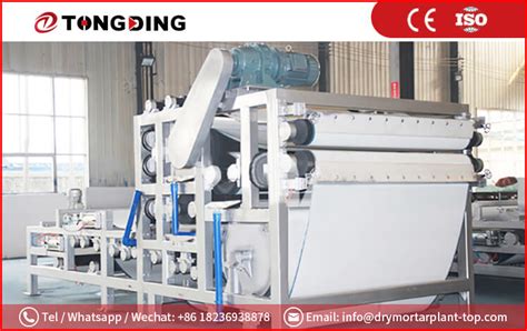 Cassava Residue Belt Dehydration Machine Tongding Machinery And