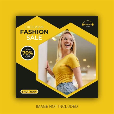 Premium Vector | Fashion sale social media or instagram post design