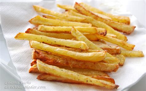 Receta de patatas fritas al horno ASFEMA Metabólicos PKU de Madrid