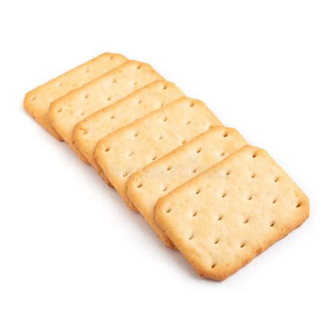 Biscuit Isolated On White Background Stock Photo Image Of Food