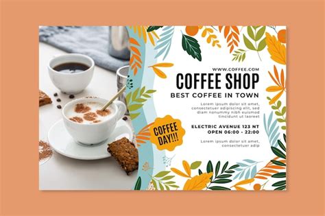 Premium Vector | Coffee shop banner concept