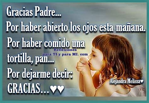 Oraciones para TI y para MÍ GRACIAS PADRE