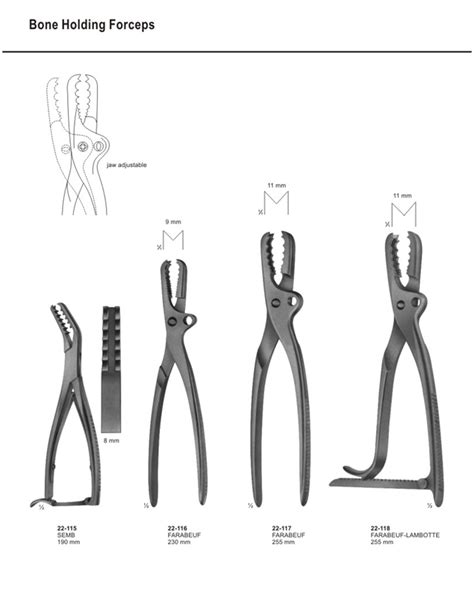 Farabeuf Bone Holding Forceps Alphadent International