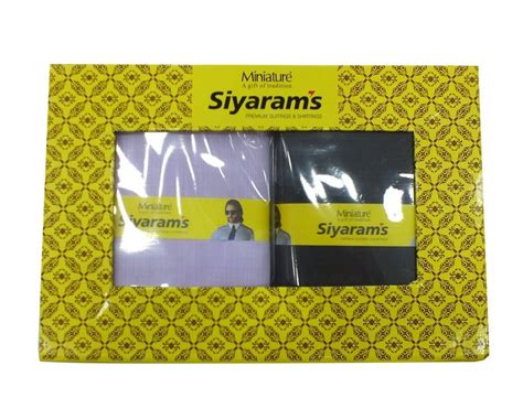 Cotton Formal Siyarams Mens Pant Shirt Combo Pack Machine Wash 220gsm