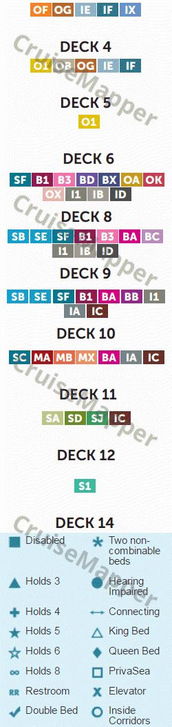 Norwegian Dawn Deck 9 Floor Plan