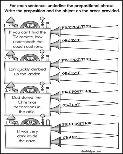 Exploring Prepositional Phrases: Workbook #2