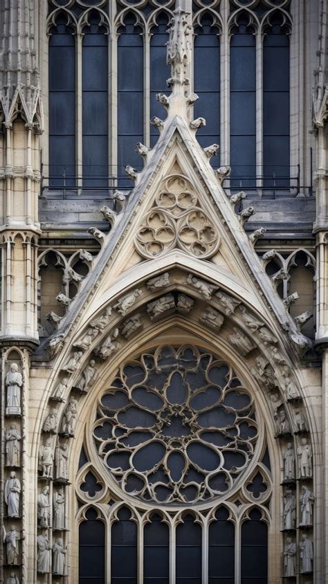 Gothic cathedral architecture building spirituality. | Premium Photo ...