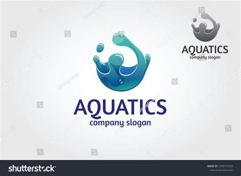 Aquatics Vector Logo Template Designed Any Stock Vector (Royalty Free ...