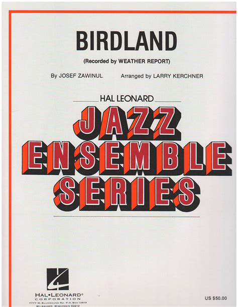 BIRDLAND | Jazz Classics, Jazz Ensemble (Big Band) | Marina Music