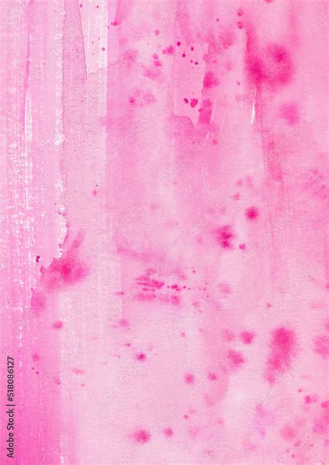 Raster Pink Abstract Textured Background In A4 Size For Print And