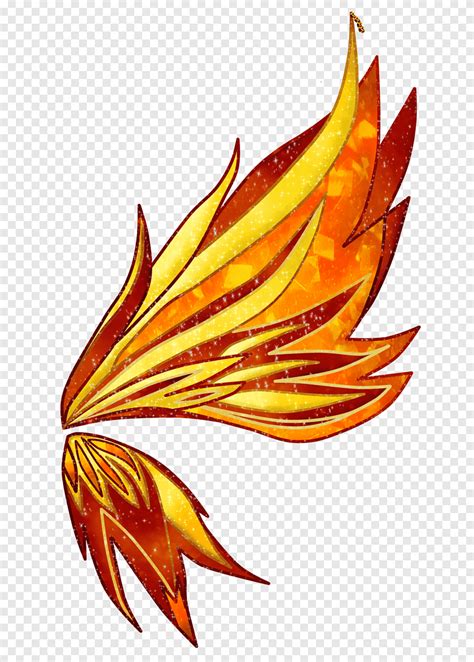 Bloom Roxy Artist Wings Of Fire Fanart Leaf Orange Png Pngegg