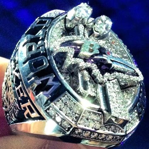 Justin Tuckers Super Bowl Xlvii Ring