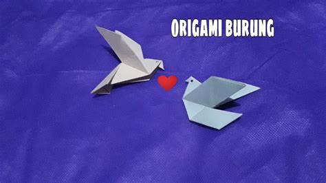 Cara Membuat Origami Burung Merpati Sederhana YouTube