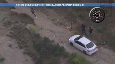 Robbery Suspects Caught After High Speed Chase In Los Angeles County