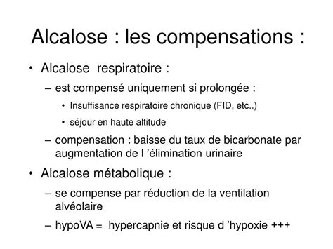 Ppt Equilibre Acide Base Et Troubles Acido Basiques Powerpoint