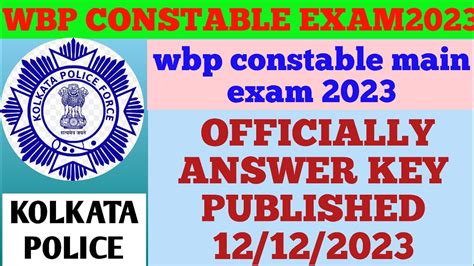 Kp Main Answer Key 2023 Kp Constable Main Exam Answer Key 2023 Kp