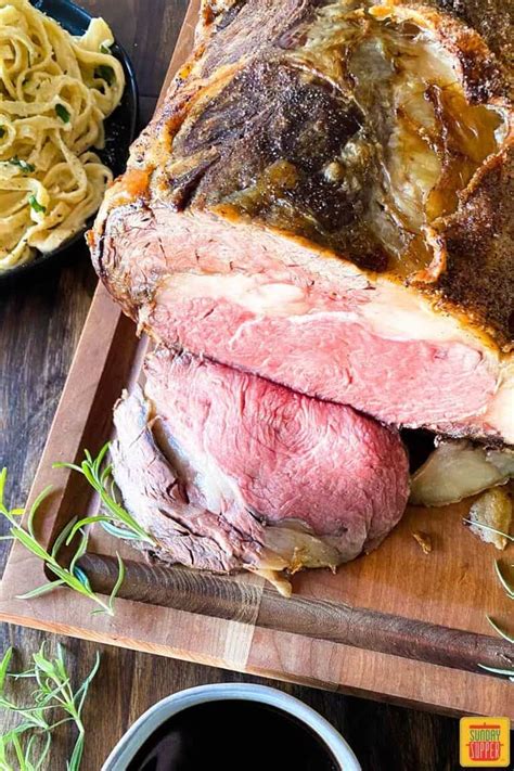 Slow Roasted Prime Rib A Holiday Favorite Sundaysupper Recipe