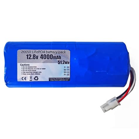 4S1P 12V 12 8V 26650 4Ah 4000mAh Rechargeable Lifepo4 LFP Battery Pack