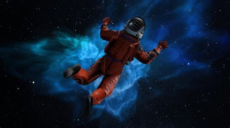 V O Do Cosmonauta Astronauta No Espa O Gravidade C Smica Sem Peso