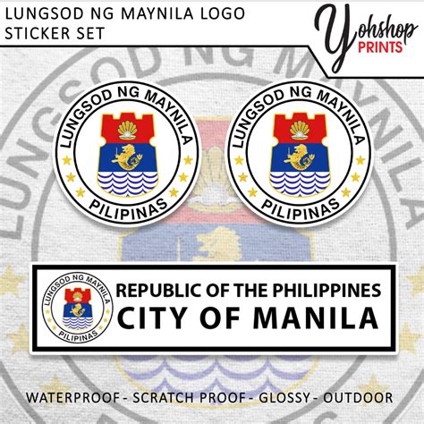 City Logos | Car Decal University Logo | Lungsod ng Maynila | City of ...