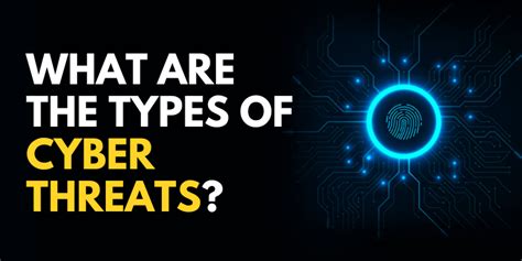 What are the Types of Cyber Threats?