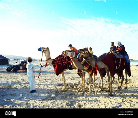 Sealine Beach, Mesaieed -QATAR Stock Photo - Alamy