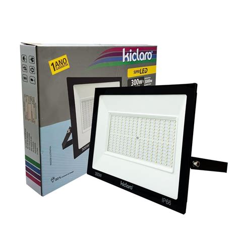 Refletor Led Smd Holofote W Prova D Gua Bivolt Aluminio Externo