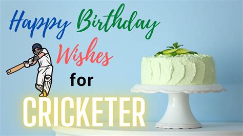 Happy Birthday Wishes For Cricket Player Lover Hd Video Bday Status