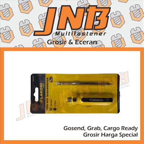 Obeng Dua Arah JETJO TOOLS 700949 Two Way Screwdriver LAKONI PRO