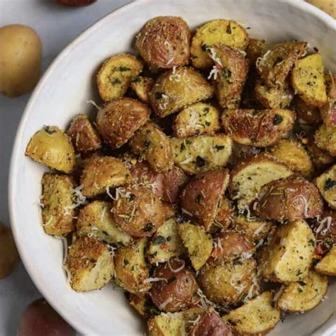 Air Fried Rosemary Parmesan Potatoes Kinda Healthy Recipes