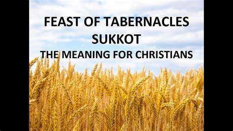 Sunday Service 10 20 2019 Feast Of Tabernacles Sukkot The Meaning For Christians Part 1 Youtube