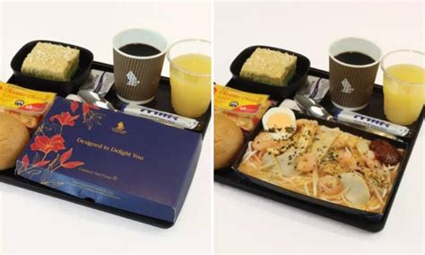 Your meal in a paper box on Singapore Airlines? 'Great, even less food than before'