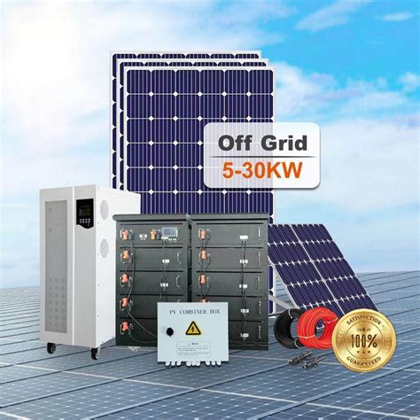 3ph Three Phase Solar Kit System 20kw Off Grid For Power Supply With